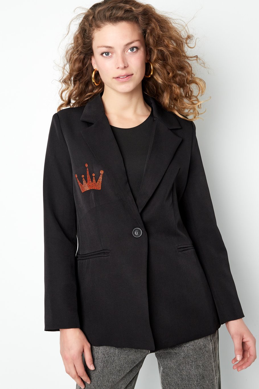 Queen Blazer Kingsday - Schwarz Bild5